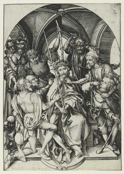 Christ crowned with Thorns by Martin Schongauer